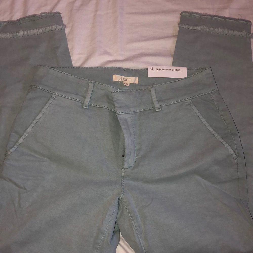 NWT LOFT Girlfriend Chino Pants